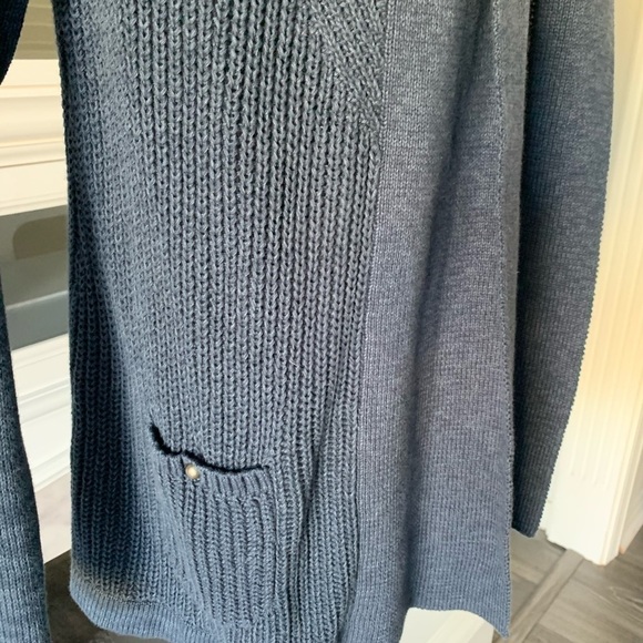 NWT Christopher & Banks Lagen grandma core open knit Sweater cardigan Small - Picture 4 of 8